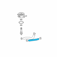 OEM Toyota 4Runner By-Pass Hose Diagram - 16283-75010