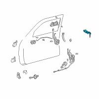 OEM Toyota Cylinder & Keys Diagram - 69052-35150