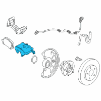 OEM 2018 Buick Encore Caliper Diagram - 13588973