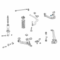 OEM Toyota Upper Control Arm Plug Diagram - 90950-01539