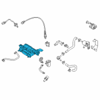 OEM 2020 Hyundai Elantra CANISTER Assembly Diagram - 31420-F3500