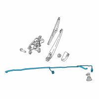 OEM Jeep Grand Cherokee Wiring-Spoiler Diagram - 68195821AA