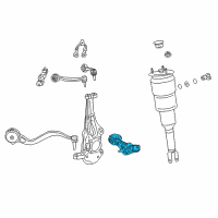 OEM Lexus LS500 Arm Assembly, Suspension Diagram - 48640-50170