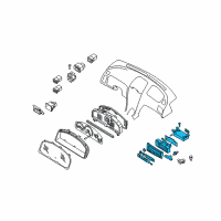 OEM 2004 Infiniti I35 Control Assembly Diagram - 27500-5Y861