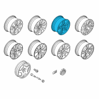 OEM 2015 BMW X6 Light Alloy Rim Ferricgrey Diagram - 36-11-7-849-630