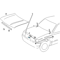 OEM 1999 Toyota 4Runner Lock Diagram - 53510-35170