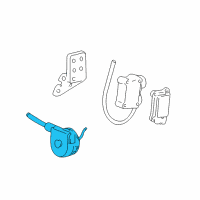 OEM Lincoln LS Actuator Cable Diagram - XW4Z-9A825-AA