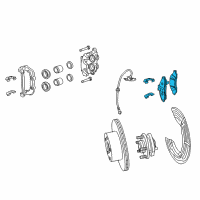 OEM Pontiac Front Pads Diagram - 92250826