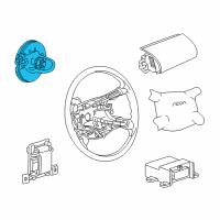 OEM 2002 Dodge Neon Air Bag Clockspring Diagram - 4793583AB