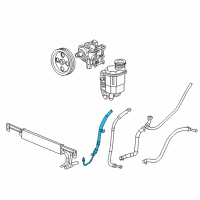 OEM Ram 2500 Line-Power Steering Pressure Diagram - 5154843AC