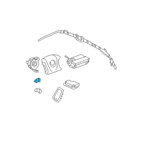 OEM Buick Lucerne Side Sensor Diagram - 25758125