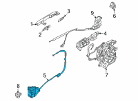 OEM Kia Carnival Latch Assembly-Rr Dr Fr Diagram - 81400R0000