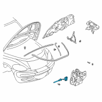 OEM 2003 Chrysler PT Cruiser Cable-Hood Latch Diagram - 4725000AA