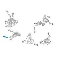 OEM 2019 Chevrolet Impala Mount Bracket Lower Bolt Diagram - 11609607