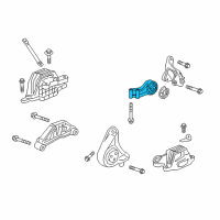 OEM 2018 Buick LaCrosse Rear Transmission Mount Diagram - 84096991