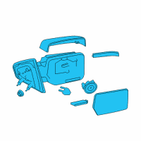 OEM 2010 Ford F-150 Mirror Diagram - 9L3Z-17683-EB