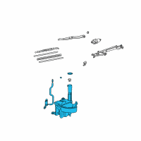 OEM Lexus IS300 Jar, Washer, A Diagram - 85315-53070