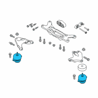 OEM 2022 Ford Mustang Mount Diagram - FR3Z-6038-D