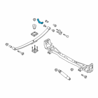 OEM 2019 Nissan NV200 Shackle-Rear Spring Diagram - 55221-3LM0A