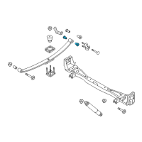 OEM 2013 Nissan NV200 Bush-Rear Spring Diagram - 55047-3LM1A