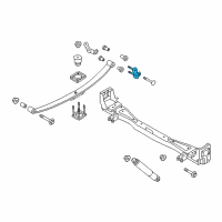 OEM 2017 Nissan NV200 Shackle Assy-Rear Spring Diagram - 55220-3LM0A
