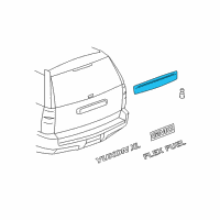 OEM 2011 GMC Yukon XL 2500 Applique Diagram - 22777530