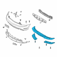 OEM 2012 Ford Mustang Lower Shield Diagram - CR3Z-17626-AC