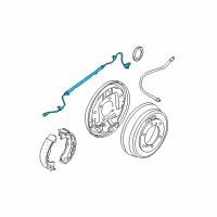 OEM 1999 Nissan Pathfinder Sensor Assembly Anti Ski, Rear Diagram - 47900-0W005