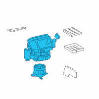 OEM 2019 Toyota Land Cruiser Case Assembly Diagram - 87130-60670