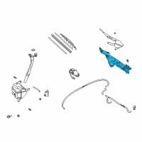 OEM Lexus Link Assy, Windshield Wiper Diagram - 85150-48020