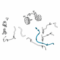 OEM 2016 Toyota 4Runner Pressure Hose Diagram - 44413-60110
