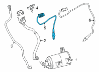 OEM 2021 BMW X3 Oxygen Sensor Diagram - 11-78-8-659-971