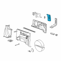 OEM 2002 Ford Excursion Pillar Panels Diagram - 2C7Z7824357AAB