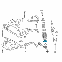 OEM 2012 BMW 535i xDrive Front-Lower Spring Insulator Diagram - 31-33-6-775-582