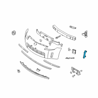 OEM Nissan Reflector Assembly-Front Side, RH Diagram - 26140-CD000