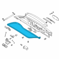 OEM BMW Z3 Trunk Lid Sealing Diagram - 51-71-8-399-158