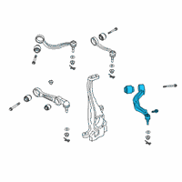 OEM 2020 Kia K900 Tension Arm Assembly-FRT Diagram - 54505J6500