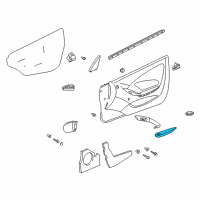 OEM 2002 Toyota Celica Armrest Diagram - 74210-20240-C0