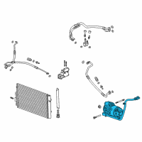 OEM Chevrolet Bolt EV Compressor Diagram - 42664213