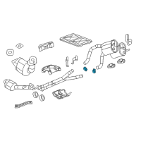 OEM 2012 Chevrolet Corvette Intermed Pipe Clamp Diagram - 10345549