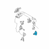 OEM Toyota Side Mount Diagram - 12372-0H090