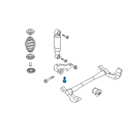 OEM 2008 Saturn Astra Bolt, Rear Axle Diagram - 13169621