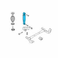 OEM Saturn Astra Shock Diagram - 93178641