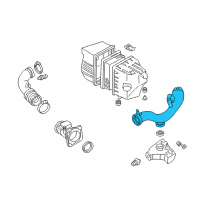 OEM 2008 Ford Escape Inlet Tube Diagram - 6L8Z-9F843-B