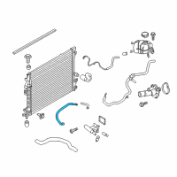 OEM 2013 Ford Fusion By-Pass Hose Diagram - AG9Z-8597-A