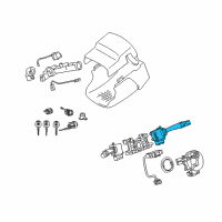 OEM 2006 Toyota Tundra Wiper Switch Diagram - 84652-0C021