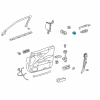 OEM 2017 Lexus LS460 Switch Assembly, Power Window Diagram - 84810-50030