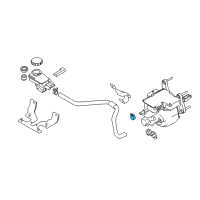 OEM 2018 Nissan Versa Clip Diagram - 16439-V500B