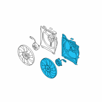 OEM Kia Rio Blower Assembly Diagram - 253801G100