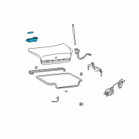 OEM 2013 Hyundai Sonata Lamp Assembly-Luggage Compartment Diagram - 92620-33000